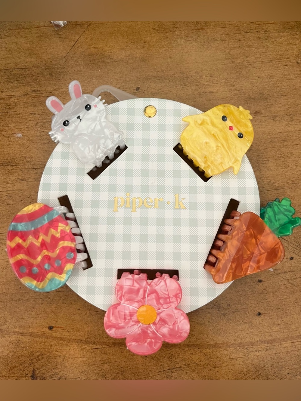 Spring/Easter themed hair clips NWOT